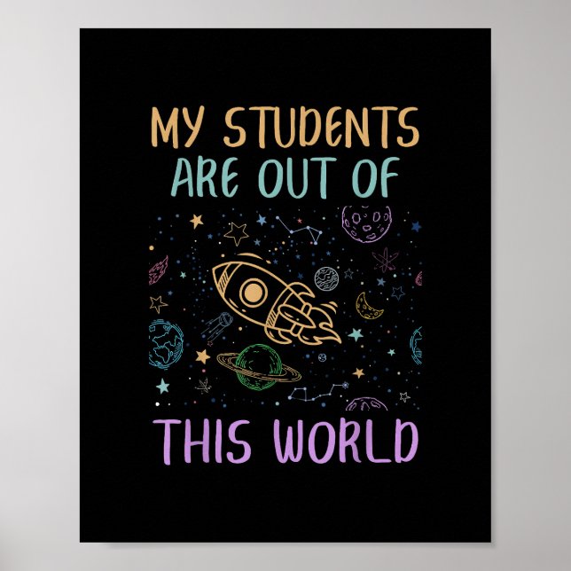 Meine Schüler sind aus diesem Lehrer Poster (Vorne)