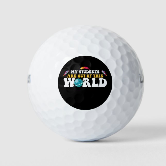 Meine Schüler sind aus dieser Welt heraus Golfball (Vorderseite)