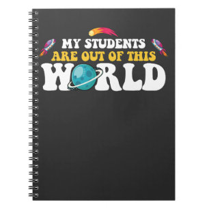 Meine Schüler sind aus dieser Welt heraus Notizblock