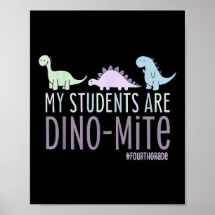 Meine Schüler sind Dozentin der vierten Klasse Poster