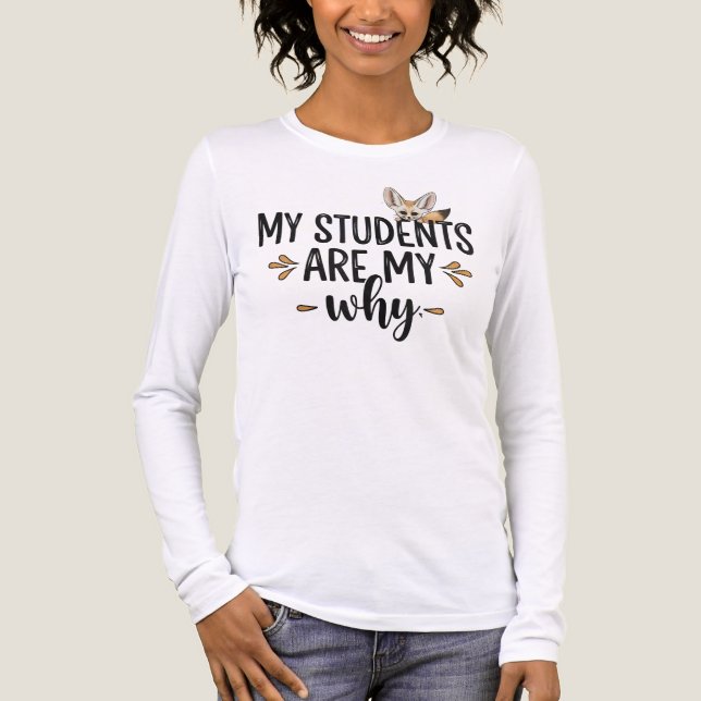 Meine Schüler sind mein Warum Tri-Blend Shirt (Vorderseite)