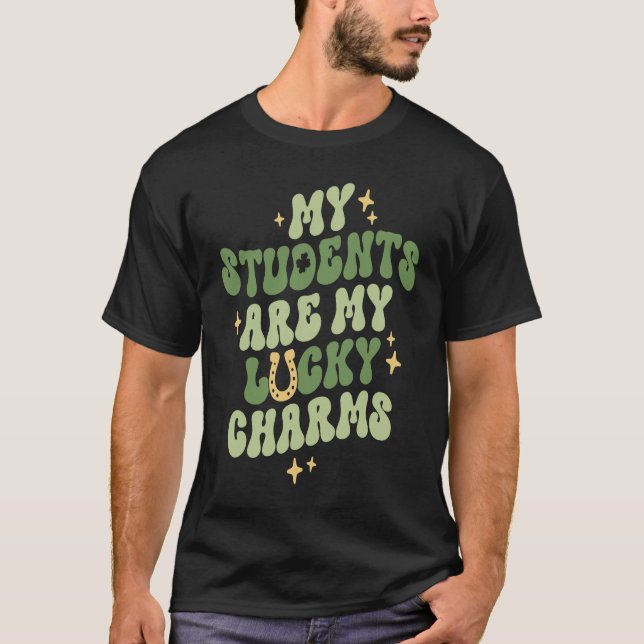 Meine Schüler sind meine Glücksbringer St Patrick T-Shirt (Vorderseite)