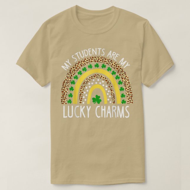 Meine Schüler sind meine Glücksbringer St Patrick T-Shirt (Design vorne)