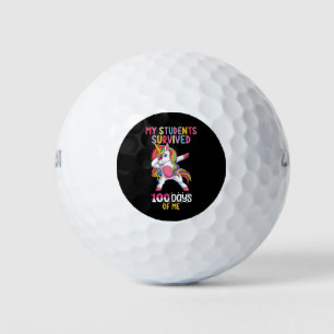 Meine Schüler überlebten 100 Tage meines Schullehr Golfball