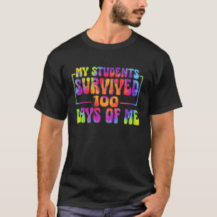 Meine Schüler überlebten 100 Tage von mir lustiger T-Shirt