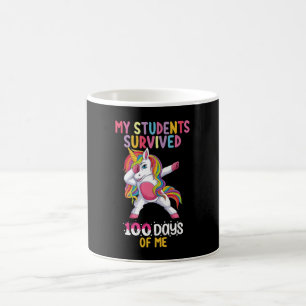 Meine Schüler überlebten 100 Tage von mir Schulleh Kaffeetasse
