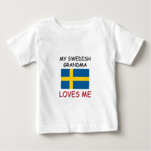 Meine schwedische Oma-Liebe Baby T-shirt