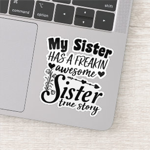 Meine Schwester hat ein Phantastisches, unbekannte Aufkleber