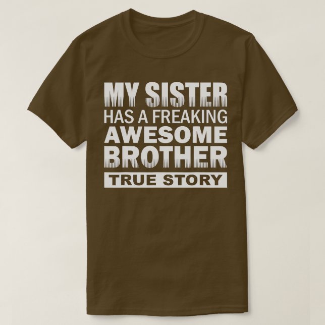 Meine Schwester hat einen frischen Phantastischen  T-Shirt (Design vorne)