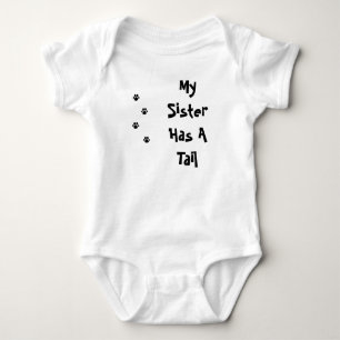 Meine Schwester hat einen Schwanz-PAK Baby Strampler