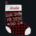 Meine Schwester hat es Niedlich Kleiner Weihnachtsstrumpf<br><div class="desc">Meine Schwester hat es Niedlichen Weihnachts-Strumpf</div>