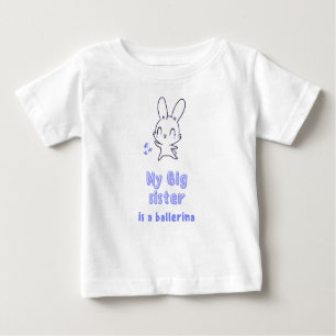 Meine Schwester ist Ballerina Baby T-shirt
