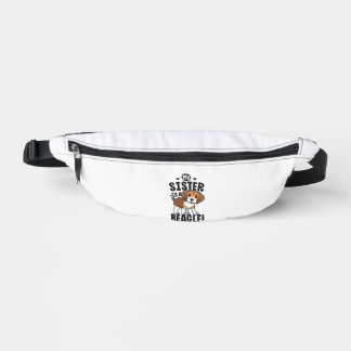 Meine Schwester ist ein Beagle Shirt Kinder Beagle Bauchtasche