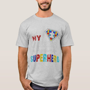 Meine Schwester ist mein Lieblingsheld Autismus Ge T-Shirt