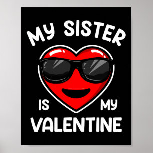 Meine Schwester ist mein Valentinsherz Singles Jun Poster