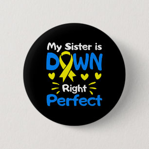 Meine Schwester ist vor dem Krieg perfekt unten Sy Button