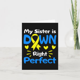 Meine Schwester ist vor dem Krieg perfekt unten Sy Karte