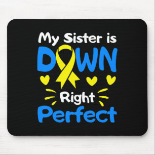 Meine Schwester ist vor dem Krieg perfekt unten Sy Mousepad