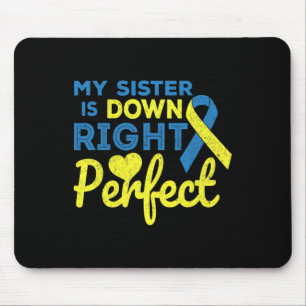 Meine Schwester ist vor dem Krieg perfekt unten Sy Mousepad