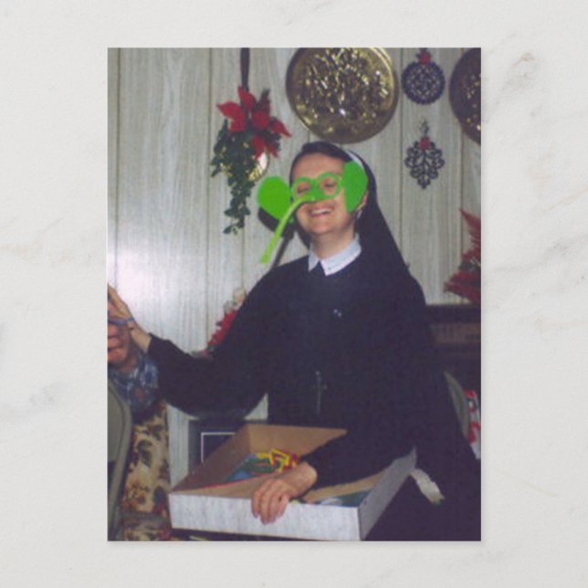 MEINE SCHWESTER LIEBEN PRÄSENTIERT! POSTKARTE (Vorderseite)