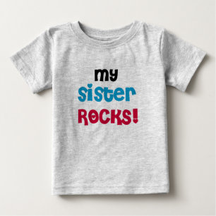 Meine Schwester Rocks Baby T-shirt