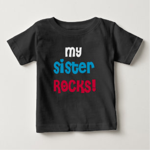 Meine Schwester Rocks Baby T-shirt