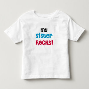 Meine Schwester Rocks Kleinkind T-shirt