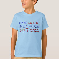 Meine Schwester spielt Softball