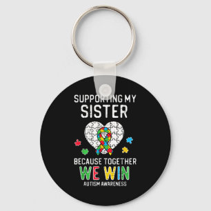 Meine Schwester unterstützen Gemeinsam gewinnen wi Schlüsselanhänger