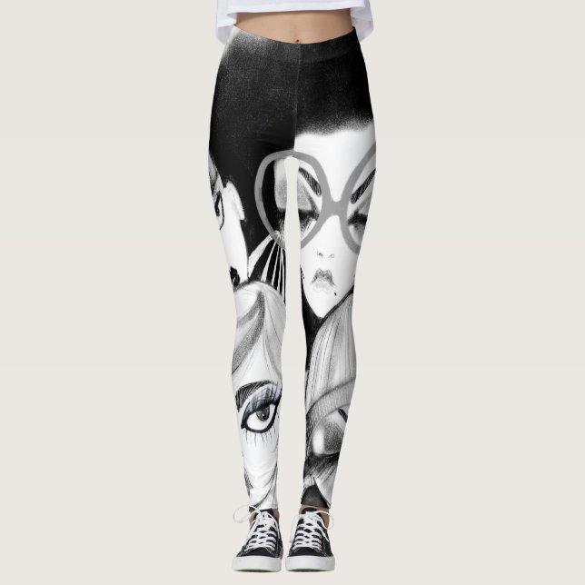 MEINE SCHWESTER-WÄCHTER-LEGGINGS LEGGINGS (Vorderseite)