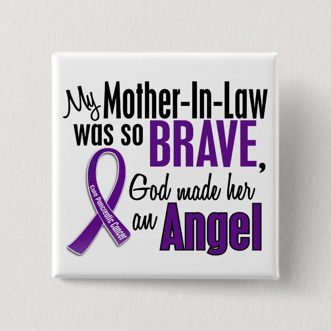 Meine Schwiegermutter ist ein Button (Vorderseite)