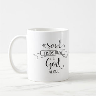 Meine Seele findet Ruhe - Ps 62:1 Kaffeetasse