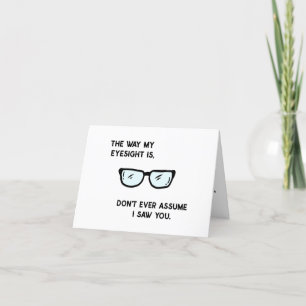 Meine Sehkraft Dankeskarte