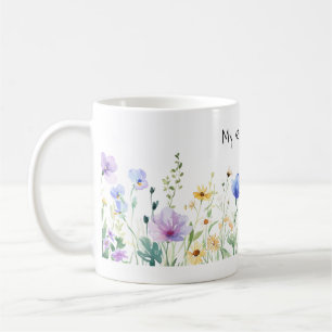 Meine Serenity-Tasse mit hübschen Blumen Kaffeetasse