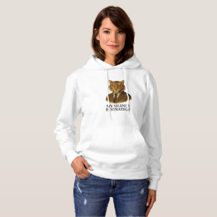 MEINE SILENZ IST STRATEGIE HOODIE