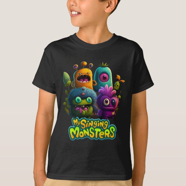 meine singende Monsterkiste T-Shirt (Vorderseite)