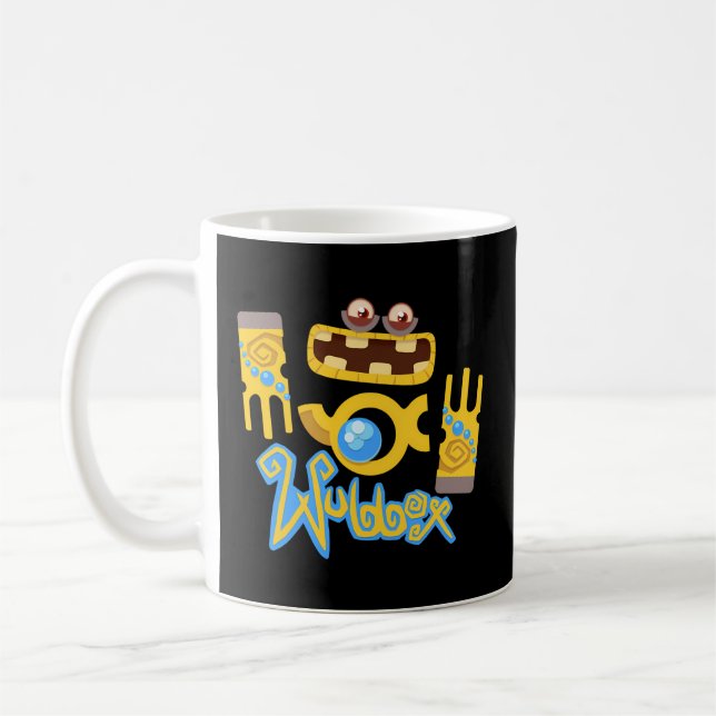 Meine singenden Monster Wubbox Blue Small Kaffeetasse (Links)
