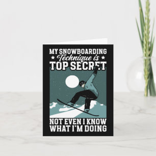 Meine Snowboard-Technik Karte