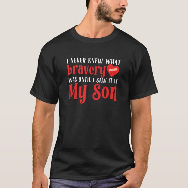 Meine Sohn CHD Krieger Mama angeborene Herzerkrank T-Shirt (Vorderseite)