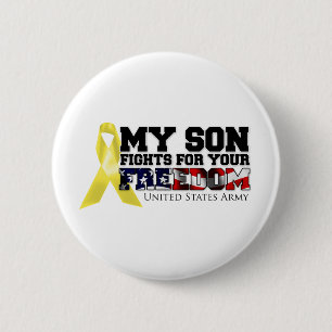 Meine Sohn-Kämpfe für Ihre Freiheit Button