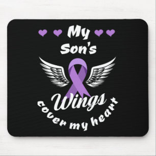 Meine Söhne decken mein Herz-Überdosis-Bewusstsein Mousepad
