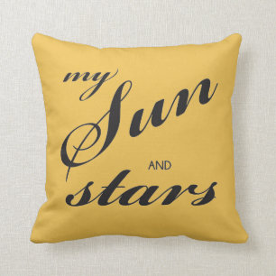 Meine Sonne und Sternkissen Kissen