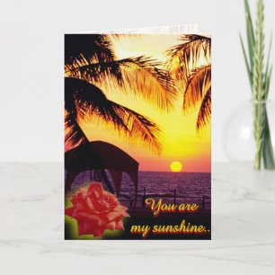 Meine Sonnenkarte Feiertagskarte