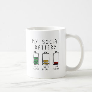 Meine Sozialbatterie Kaffeetasse