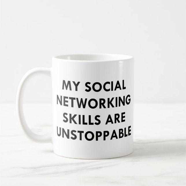 Meine Sozialvernetzung Tasse (Links)