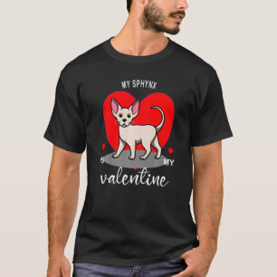 Meine Sphynx-Katze ist mein Valentinstag T-Shirt