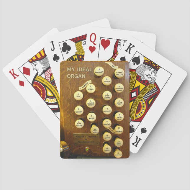 Meine Spielkarten des idealen Organs (Rückseite)