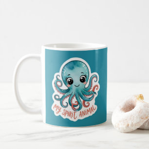 Meine Spirit Animal Octopus-Tasse Kaffeetasse
