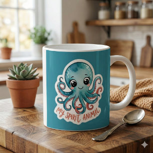 Meine Spirit Animal Octopus-Tasse Kaffeetasse