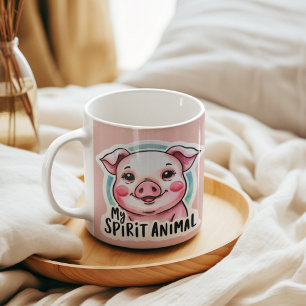 Meine Spirit Animal Pig-Tasse Kaffeetasse
